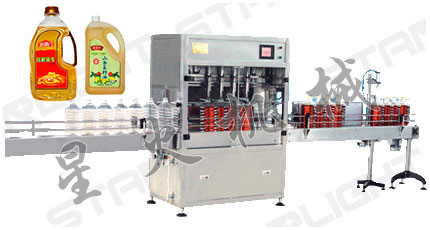 全自動花生油灌裝機(四頭)